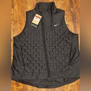 Nike Therma Fit Adv Repel AeroLoft Running Vest Womens Large FB7606-010
